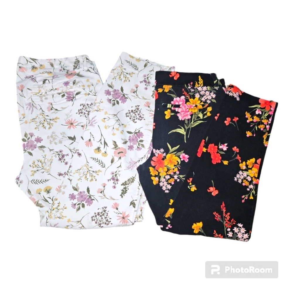 Floral Skinny Jeans